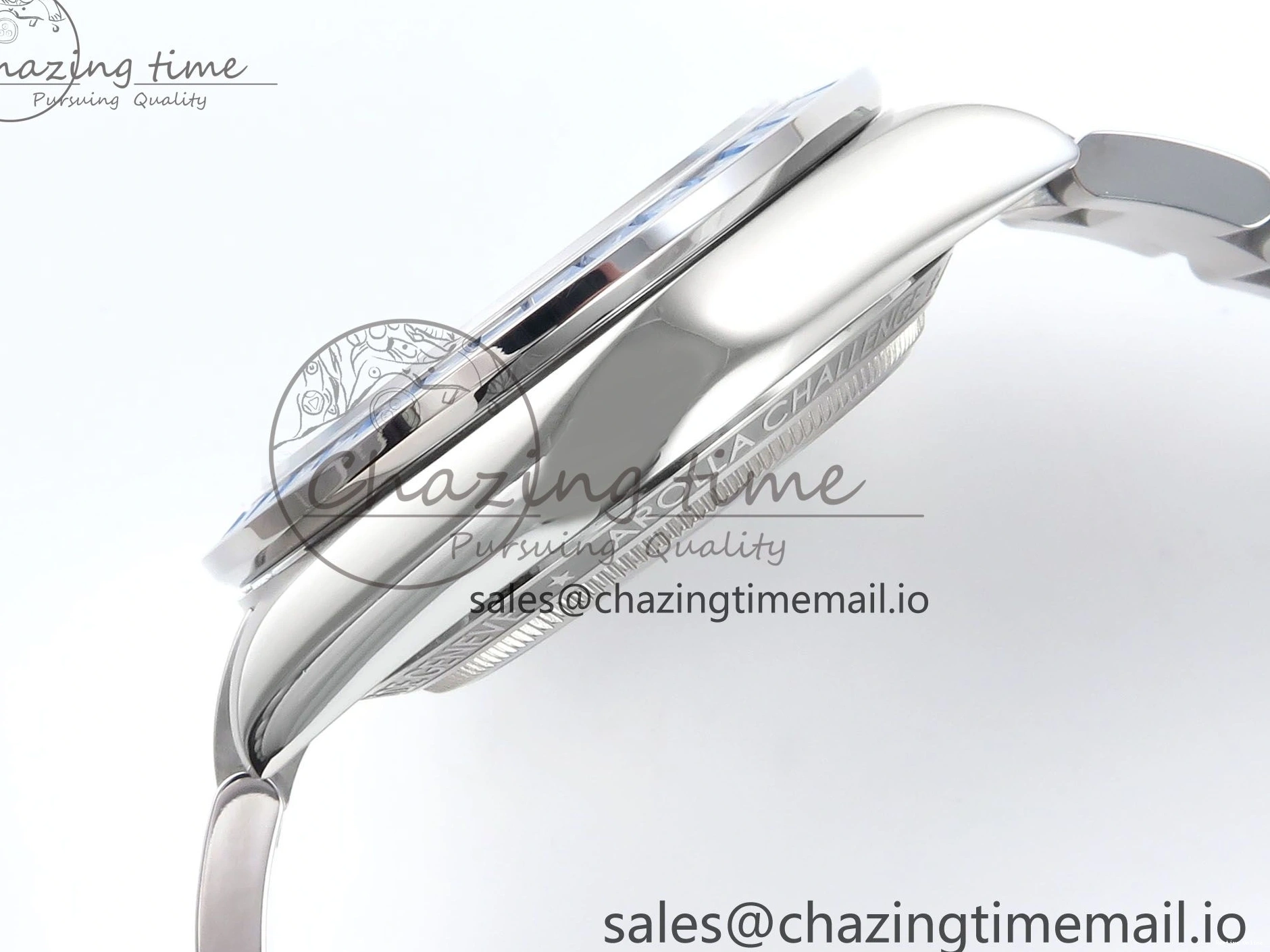 0124 Daytona Artisans SS GETF Best Edition Blue Skeleton Dial Diamonds Bezel on SS Bracelet DD Sleek 371